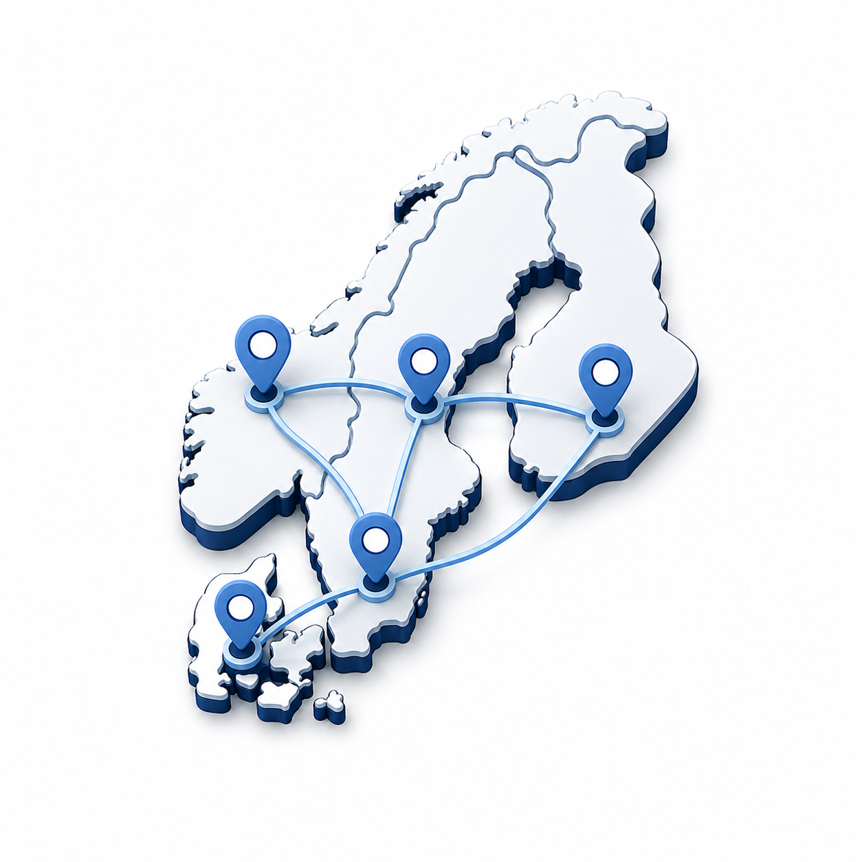 Scandinavian coverage icon